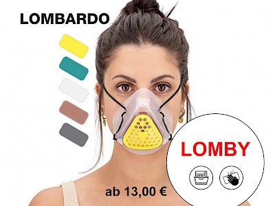 Lomby - Hygienische Mund- und Nasenmaske mit Stil